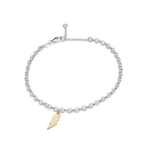 Lightning bolt charm bracelet