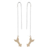 Arrow drop earrings