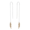 Lightning bolt drop earring