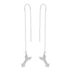 Arrow drop earrings