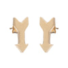 Arrow stud earrings