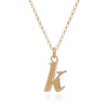 Personalised lower case initial necklace    (all letters available)