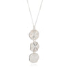 Triple fan necklace