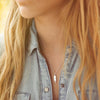 Large lightning bolt necklace