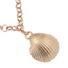 Clam shell anklet