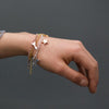 Arrow charm bracelet