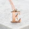 Personalised upper case initial necklace    (all letters available)