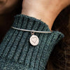 Heart stamp bangle